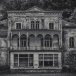 old three-story house in disrepair